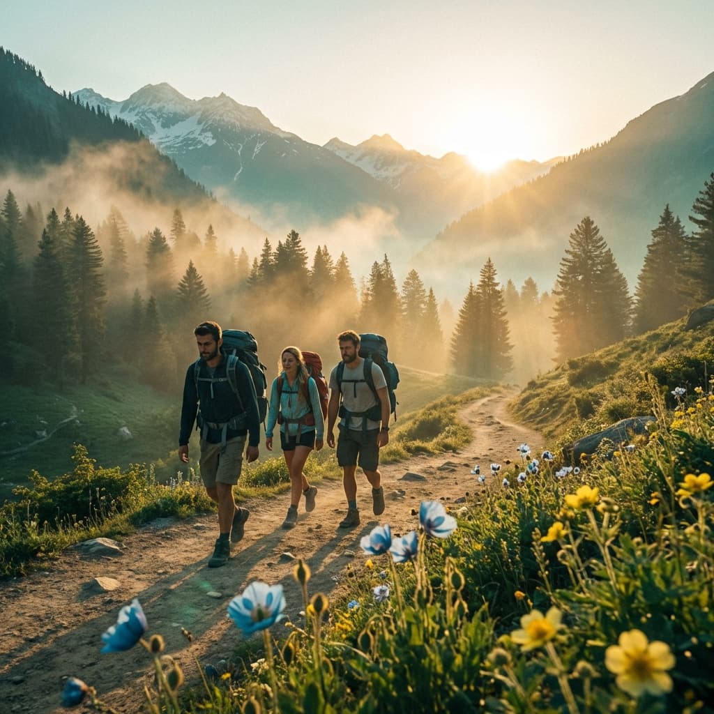 Mountain Valley Sunrise